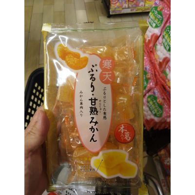 อาหารนำเข้า🌀 Japanese Candy Soft Candy Fruit DK Tsuyamaya SOLF Candy Fruity 180-1KGOrange 180g