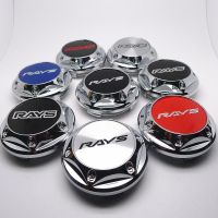 4pcs 68mm 62mm For Rays Wheel Hub Center Cap Car Rims Replace Dust proof Cover Auto Styling Accessories