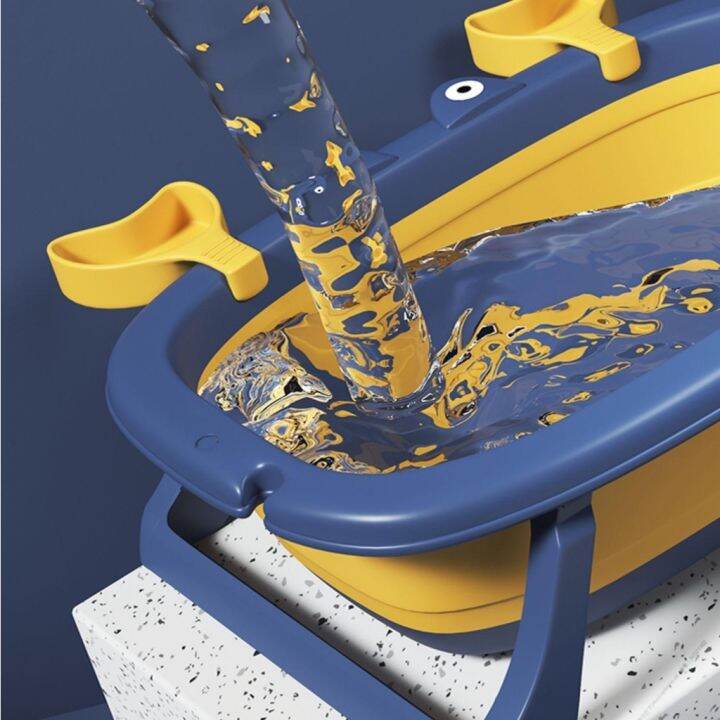 24H SHIP Foldable Baby Bath Tub Mandi Newborn Infant Children Kids Tub