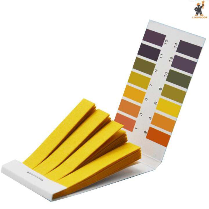 【Ready Stock】80 Pcs Wide Range PH Strips 114 PH Water Cosmetics Soil Acidity Test Strips