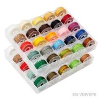 【YD】 25 Color Round Wax Hand Sewing Thread Manual Accessories Rope Shuttle Core Leather Woven Set