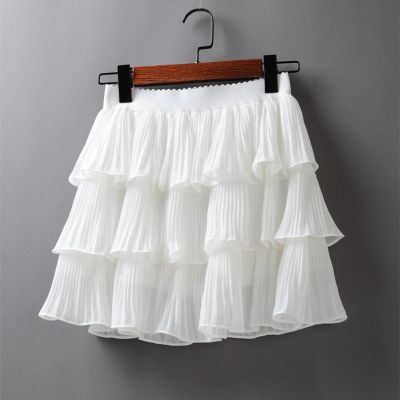 【CC】☜✺  Elasticity Waist Skirt Ladies Skirts Pleated