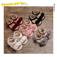 【Forever CY Baby】Lovely เด็กสาวดอกไม้รองเท้าแตะเด็กวัยหัดเดินเด็ก Soft Crib First Walker รองเท้าฤดูร้อนรองเท้าลำลอง0-18M