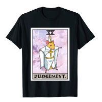 Dorime หนู Judgement Tarot Card Meme ตลกแฟชั่น Mens T เสื้อฝ้ายเสื้อฟิตเนสแน่น