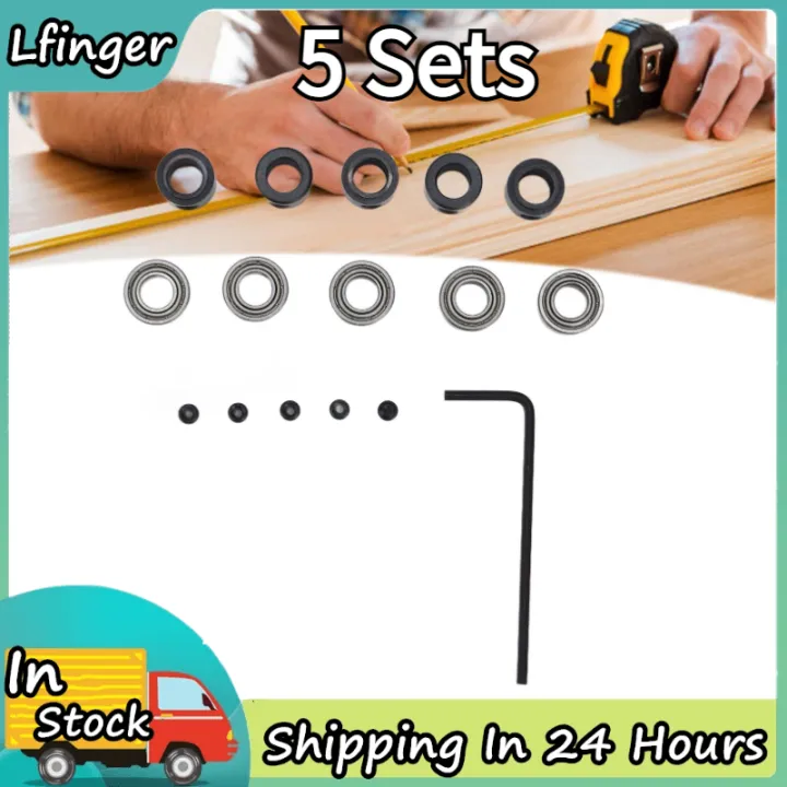 【Gold Certification】Router Bit Bearing Replacement 5 Sets Router Bit