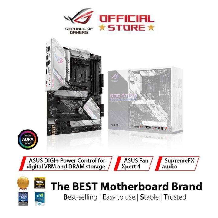 durable Asus ROG Strix B550-A Gaming AMD B550 ATX Gaming Motherboard