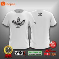 （Can Customizable）T-Shirt Adida$ Logo Batik Premium Quality（Adult and Childrens Sizes）