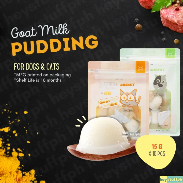 New product explosion 225g (15 pcs) Goat's Milk Pudding Pet Treat Dog