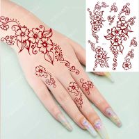 【hot】☁  Stickers for Hand Temporary Tattoos Fake Instant Wedding Tatoo Hena