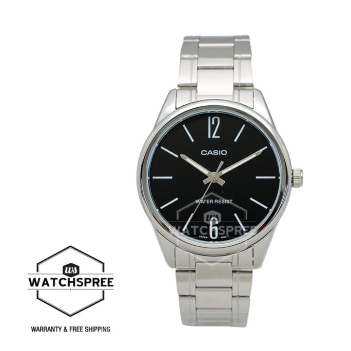 Watchspree Casio Men s Standard Analog Silver Stainless Steel