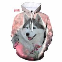 Siberian Husky Hoodies Men Women Kawaii Animal Dog Printed Clothes Fashion Casual Long Sleeve Coat Pullovers Boy Girl Kids Tops