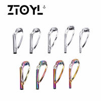 ZTOYL 1PC Sliver/Rainbow TOP TIP คู่มือแหวนฟรีของ tangle สำหรับ SPINNING Fishing Rod