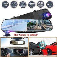 Car Rearview Mirror Dual Lens Driving Video Recorder Rearview Dash Camera Car Electronics Accessories 4.3/2.8inch 1080P DVR