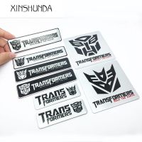 สติกเกอร์รถ Logo Transformers อะลูมินัมอัลลอย3มิติ XSD แต่งรถสติกเกอร์ติดรถยนต์อุปกรณ์ตกแต่งรถยนต์สร้างสรรค์