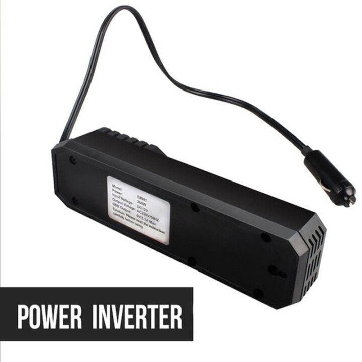 200W Power Car Cigarette Inverter 12 V To 220 Volt DC To AC Converter 4