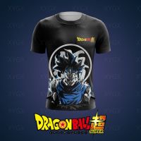 2023 In stock dragon short ball z sleeve t-shirts  oversized t-shirt 3d print harajuku summer top anime cartoon men  tops cool，Contact the seller to personalize the name and logo