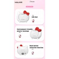 Walkie Sanrio Kawaii นาฬิกาปลุกอัจฉริยะ บลูทูธ สเตอริโอ คิตตี้ มีไฟ Led อเนกประสงค์ สําหรับเด็กTH