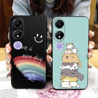 TPU Fashion Design Phone Case For Honor Play40 5G Silicone Cartoon Frosted Soft Anti-knock Full wrap Soft Case Durable