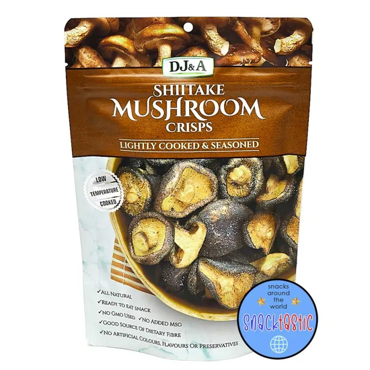 DJ&A Shiitake Mushroom Crisps Chips 65g Lazada PH