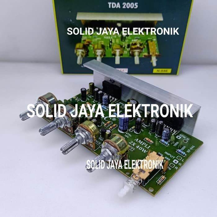 KIT POWER AMPLIFIER 80W STEREO TDA2005 80 WATT TR TDA 2005 PLUS LOUDNES