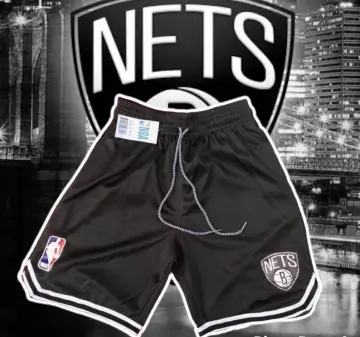 NBA_ Brooklyn''Nets''men Throwback Basketball Shorts pocket''nba''jersey