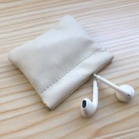 ✣✗◘ For Apple Air Pods Earphone Bag Genuine Leather Earphone Case Headset Carrying Pouch Store Headphone Package Headset Accessorie