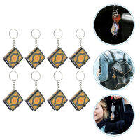 Chaoshihui 8pcs พวงกุญแจขนาดเล็กจี้ตกแต่งแขวนพวงกุญแจย้อนยุค Keychains วงแหวนคีย์วงแหวน