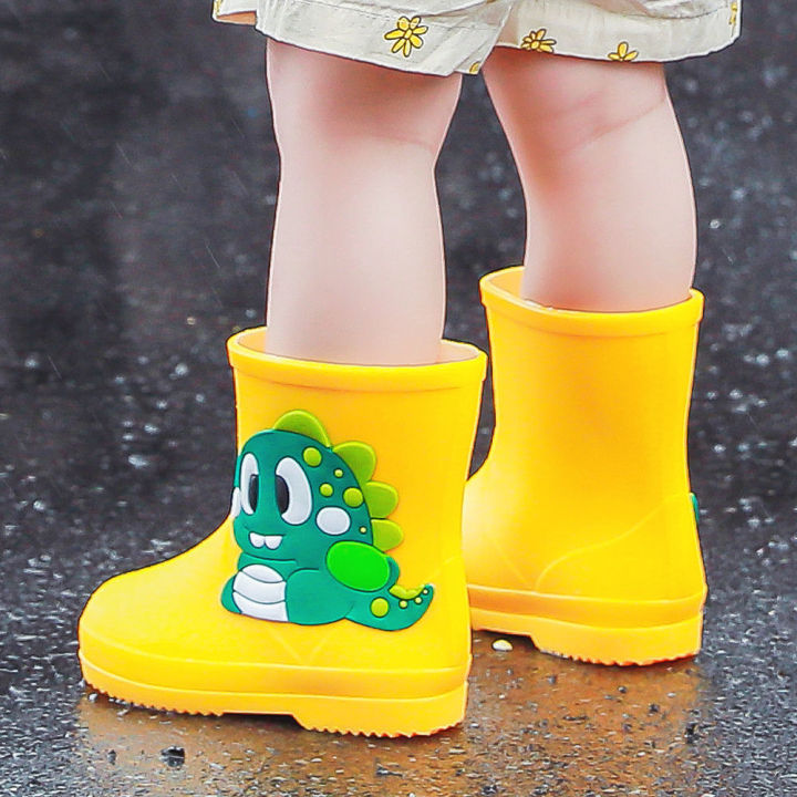 Childrens yellow 2025 rain boots