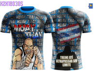 muay thai treine ate ultrapassar seu limite 3d TSHIRT