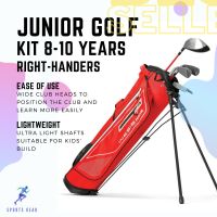 INESIS กอล์ฟ ลูกกอล์ฟ ชุดกอล์ฟ สำหรับเด็กอายุ 8-10 ปีที่ถนัดขวา ( JUNIOR GOLF KIT 8-10 YEARS RIGHT-HANDERS ) ลูกกอล์ฟใหม่ golfball ไม้กอล์ฟ ลูกกอล์ฟสี