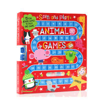 English original genuine animal games spin and play day machell childrens Enlightenment cardboard open picture board game parent-child reading picture books