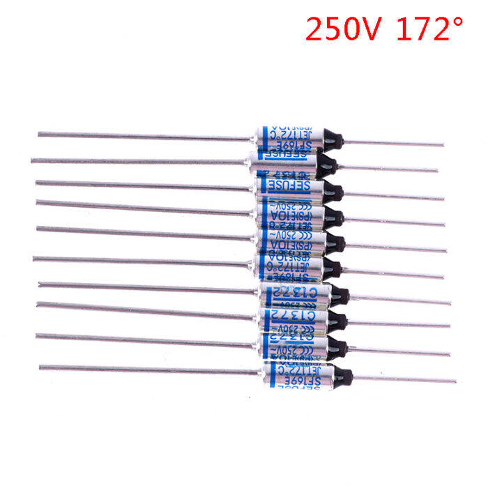 Sun 10Pcs Sefuse Cutoffs Thermal Fuse Rice Cooker Thermal Fuse 250V 192