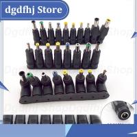 Dgdfhj Shop DC female to Male Plug AC Power Supply Adapter Tips Connector Kits for Laptop Jack Sets Universal