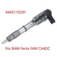 หัวฉีดหัวฉีดน้ำมันดีเซล Bosch สำหรับ BAW Fenix FAW FAW 1112010-55D CA4DC 0445110291ใหม่