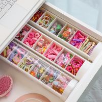 Jewelry box hair accessories storage box hair hoop hair clip rubber band headrope hair clip jewelry box girls headwear