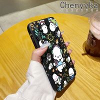 เคส Chenyyka สำหรับ Realme XT เคส X2 Realme แฟชั่นลาย Pochacco นุ่มเคสมือถือด้านข้างบางลายขอบสี่เหลี่ยมเคสซิลิโคนนิ่มเคสป้องกันการกระแทก