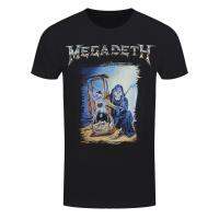 Megadeth เสื้อยืดสีดำใหม่สายนาฬิกาทรายนับถอยหลัง