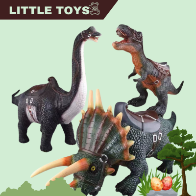 🪄Little Toys🧸ไดโนเสาร์จำลอง Dinosaur🦖ของเล่นสำหรับเด็ก 2-4ขวบ T-Rex ไดโดเสาร์ยางนิ่ม มีให้เลือก3แบบ ตัวใหญ่ มีเสียงร้อง ราคาถูก พร้อมส่ง