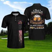 2023 new arrive- Beer &amp; Beer 3D AOP polo shirt