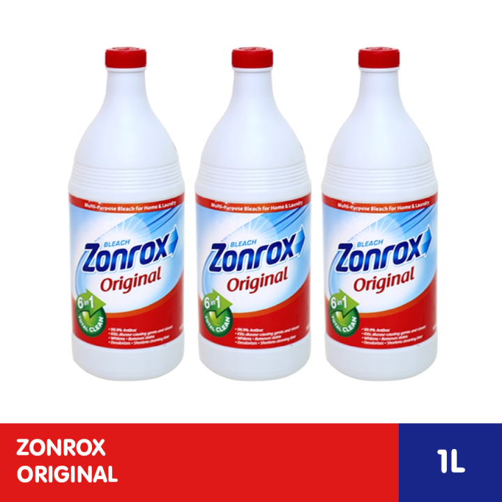 Zonrox Bleach Original 1l X 3 Lazada Ph