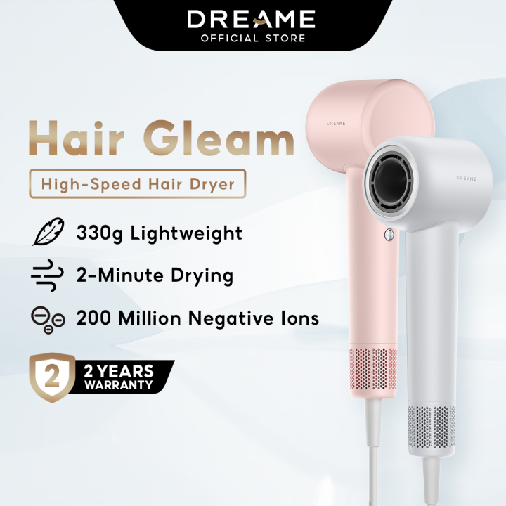 Dreame Gleam High Speed Hair Dryer Gray | Perfumed Hair Essence | 2 ...