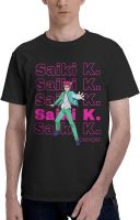 Anime 3D Printing T Shirt The Disastrous Life of Saiki K Mans Short Sleeve Clothes Fashion Summer Tee Black