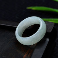 Hot Sell Natural Emerald Ring Jade Charm Jewellery Fashion Accessories Hand-Carved Man ahd woman Luck Amulet Gifts