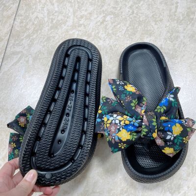Slippers summer lady bowknot princess wind indoor household household cool slippers outdoor wear non-slip wholesale