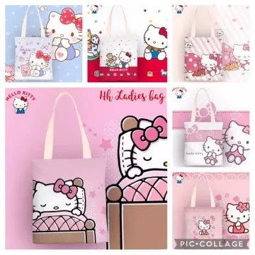 Sanrio's Hello Kitty Deep Pink Music Note and Hairbow Themed Messenger Bag  