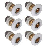 BQLZR 4/6Pcs Partiality Door Roller Replacement Runner Wheels Pulleys 25mm Dia