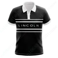 2023 NEW Style Lincoln Polo Shirt Harajuku T Shirt For Mens Clothes Anime Breathable Oversized T-Shirt Casual 3D Printing Unisex Short SleeveNew product，Can be customization