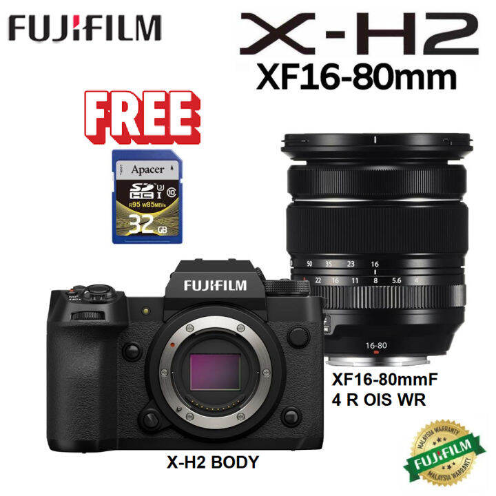 Fujifilm XH2 Mirrorless Camera XH2 Body With 1680mm Lens (Fujifilm