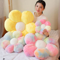 Plush Flower Pillow Furry Stuffed al Pillow Soft Fluffy Cushion Lovely Toys for Girls Kids Office Chair Cushion Floor Mat