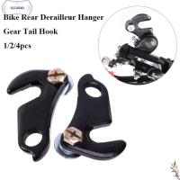 UUJKIMJ 1/2/4pcs คุณภาพสูง เครื่องมือจักรยานถนน สากล แข่งขี่จักรยานภูเขา ที่แขวน derailleur ด้านหลัง กรอบเกียร์หาง ชิ้นส่วนตะขอ